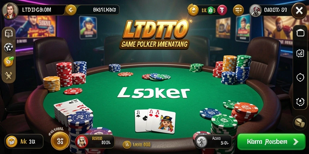 Antarmuka LTDTOTO menampilkan fitur dan fungsi permainan Poker yang menarik.