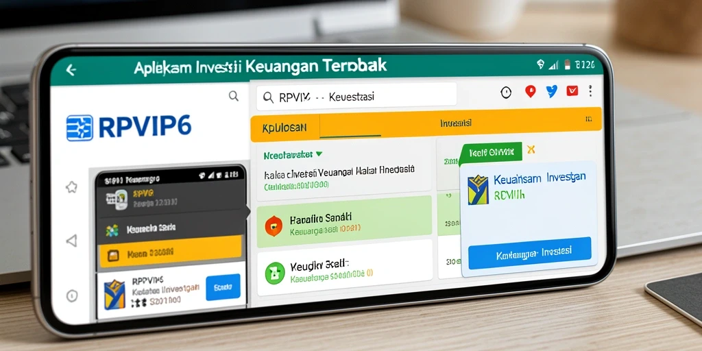 Tampilan antarmuka RPVIP6 yang sederhana dan informatif.